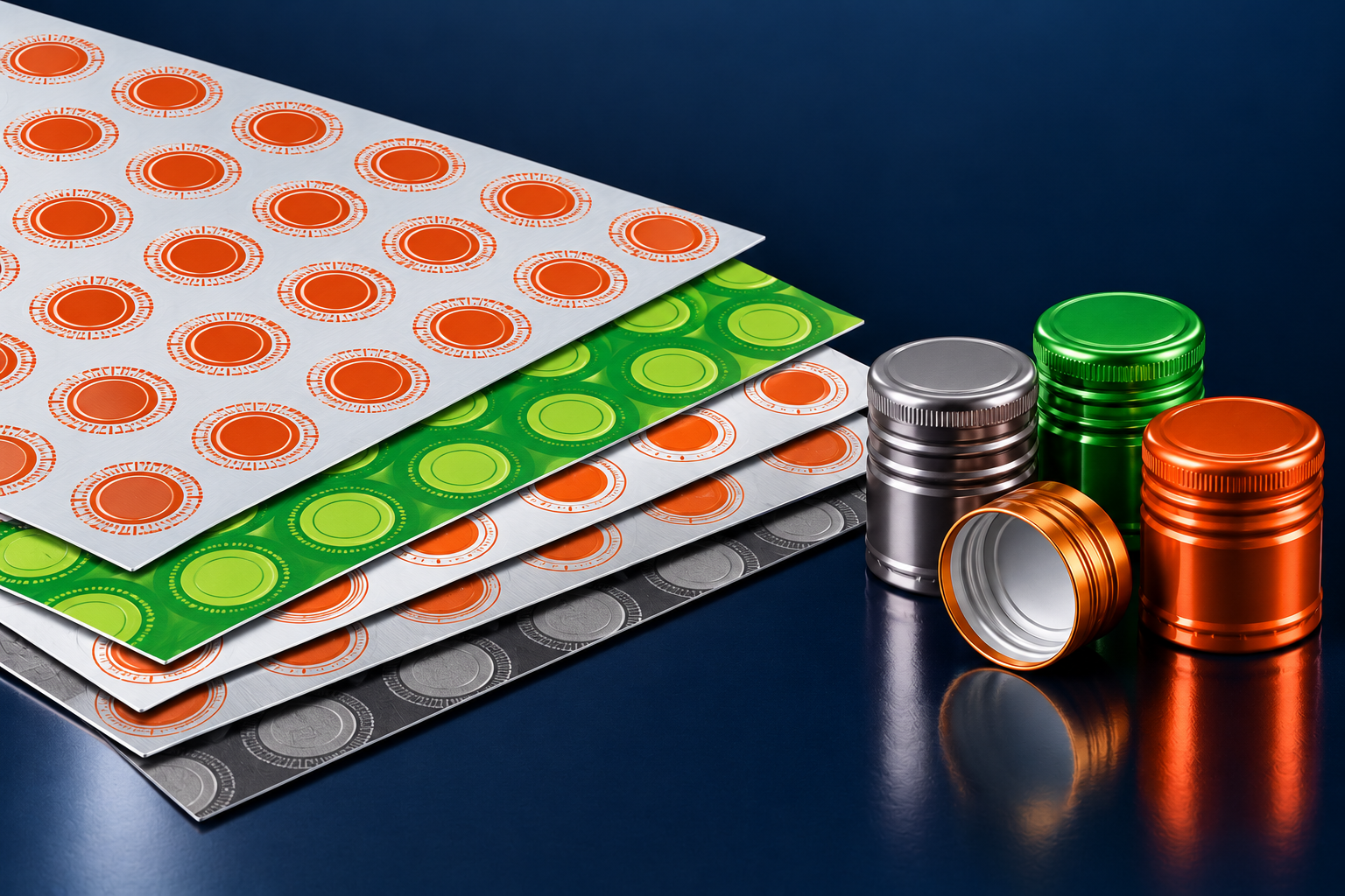 Printed Metal Sheets illustrative product photograph