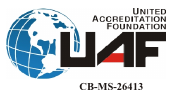 UAF mark shown on the supplied certificate